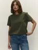 Camiseta de manga corta transfronteriza, nuevo estilo de verano europeo y americano 2026, camiseta de manga corta versátil con cuello redondo, informal, para el hogar y para ir al trabajo, moda para mujer