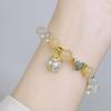 Cristal de Fresa para el Cabello Cristal para el Cabello Pulsera de Mariquita Pequeña Pulsera de Cristal Amarillo de la Suerte para el Cabello Pulsera de Regalo para Mujer Regalo de Cumpleaños para Novia