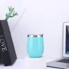 Amazon Taza Térmica de Acero Inoxidable Taza Cáscara de Huevo Copa de Vino Tinto de Acero Inoxidable 304 Doble Pared al Vacío con Base Curva Taza Térmica