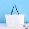 Bolsa de Sacola Tecida de Polipropileno Plástico, Bolsa Tendência Moda Exposição Pele de Cobra, Bolsa de Sacola Tecida Armazenamento Compras Supermercado, Feito Sob Medida