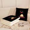 Pingu Caricatura Linda Almohada Periférica Colcha Multifuncional Dos en Uno Recámara Suede Funda de Almohada Lumbar Cojín Cojín