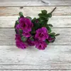 Pequenas Flores Artificiais de Azaleia para Decoração de Engenharia Residencial Flores de Seda Flores Artificiais Fabricante Atacado Estilo Ins