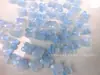 Flor de Hortensia de 10 mm con Agujero Central, Flor de Cristal con Cuatro Pétalos, Materiales para Manualidades Hechas a Mano, Horquilla de Estilo Antiguo Accesorio para el Cabello Venta al por Mayor