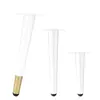 Patas de Muebles Blancas para Gabinete, Patas de Soporte para Mueble de TV, Mesa de Café, Patas Metálicas para Sofá, Patas para Mesa de Comedor, Patas de Soporte para Tocador