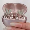 Exquisito Diseño de Corazón de Encaje Adecuado para Freeclip 1ª/2ª Generación, Clip para Oreja con Hebilla de Diamante, Accesorios para Auriculares Bluetooth, Diseño Original de Nicho