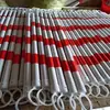 Varilla libre roja aislamiento PVC facturación reflectante blanco advertencia varilla de conexión varilla de conexión telescópica funda de plástico varilla