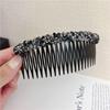 Peine para Recoger el Cabello Suelto, Peine de Cabello con Pedrería, Pinza para Flequillo Llena de Diamantes, Peine de Cabello Colorido, Pasador, Pinza para Pasador, Accesorio para el Cabello