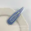 Pinzas para el Cabello de Colores Dulces Pinzas Bb para Niños, Lindos Pasadores Metálicos de Gota de Agua, Pasadores para Flequillo Lateral, Pinzas para el Cabello de Alta Gama para la Parte Posterior de la Cabeza