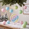Adornos decorativos de bola dorada de Navidad al por mayor, bolas de Navidad para manualidades, decoraciones de árbol de Navidad color champán, decoraciones para ventanas