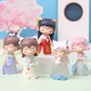 Figuritas de Caja Sorpresa Estilo Chino, Decoraciones de Escritorio de Niña Linda, Regalos Creativos de Niña Vintage