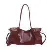 Bolsa de Mano de Moda Estilo Coreano al por Mayor Bolsa Cubo para Mujer 2026 Otoño Nuevo Color Sólido Texturizada Bolso de Hombro Único Bolso para el Trabajo y el Hombro