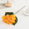 Simulação Hortênsia Única Atacado Painel de Fundo de Casamento Arranjo Floral Materiais Estúdio Fotográfico Hotel Decoração Flores Artificiais