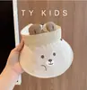 Chapéu de Pescador para Bebê Estilo Coreano Verão Malha Respirável Desenho Animado Super Fofo Chapéu de Sol para Bebê ao Ar Livre para Meninos e Meninas
