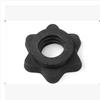 Accesorios de mancuerna de cemento ecológico tuerca hexagonal tapa de rosca 25 mm cm plástico tuerca negra tuerca estrella