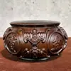 Adornos de Cornucopia Tallados en Ébano Artesanías de Madera Maciza Decoración para Sala de Estar Oficina en Casa Regalos para Apertura de Tienda