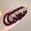 Diadema de Oso, Goma para el Cabello de Color Café, Lazo Sencillo y Elegante, Goma Elástica para Mujer, Diadema de Alta Elasticidad y Duradera al por Mayor