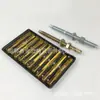 12*160 Parafuso de ancoragem química azul branco zinco parafuso químico aço carbono agente de ancoragem Fixador de parafuso