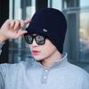 Gorro de invierno para hombre, para deportes al aire libre, esquí, cálido, con protección para los oídos, forro polar, informal, de punto