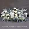 Arreglos Florales de Boda Estilo Bosque, Macetas Colgantes, Flores de Seda, Decoraciones de Pasillo, Decoraciones para la Ceremonia de Entrega del Coche de Boda, Escaparates, Plantas Verdes