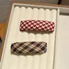 Grampo BB com Franja Vinho para Mulheres, Presilha Lateral para Cabelo Fino da Testa, Toque de Luxo, Grampo para Cabelo Fino da Nuca, Acessório de Cabelo Elegante