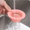 Red de Filtro Anti-Obstrucción para Acuario, Rejilla de Drenaje Tipo Cubo con Forma de Flor de Plástico, Malla Fina para Residuos de Comida