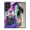 Adequado para Capa de Celular Samsung S26 S25Ultra One Piece Zoro Capa de Vidro A16 Comércio Exterior S23 Capa Protetora A70