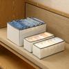 Caja de Almacenamiento Compartimentada para el Hogar Bolsa de Almacenamiento Capas para Armario Organización de Ropa Jeans Ahorro de Espacio Multifuncional
