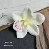 Flor de Simulación Impresión 3D Cabeza de Flor de Orquídea Celebridad de Internet Souvenir Tocado Decoración de Ropa Exquisitos Accesorios de Flores Falsas Venta al por Mayor