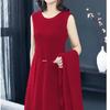 Vestido de Outono Transfronteiriço para Mãe de Meia-Idade e Idosa Peça Dupla Elegante Novo Estilo Estilo Estrangeiro Tendência Bastão para Mulheres de 40 Anos Primavera e Outono