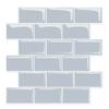 Adhesivos de Pared Decorativos Imitación Azulejos 3D Tridimensional Goteo de Pegamento DIY Autoadhesivos Adhesivos de Pared Decorativos para Habitación Autoadhesivos Adhesivos Gruesos de Papel Tapiz