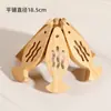 Tapete Isolante para Árvore Anti-Queimadura Tapete de Mesa Doméstico Peixe Pequeno Enfeites Criativos Bambu Resistente a Altas Temperaturas Porta-Copos para Árvore de Natal