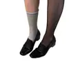 Mocasines retro de cuero suave negro estilo británico, zapatos de mujer con punta cuadrada y tacón grueso, nuevo estilo 2026, adecuados para usar con calcetines, zapatos escolares
