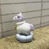 Decoração de Mesa Cavalo de Carrossel com Esmalte de Cristal Jingdezhen Ornamento para Mesa de Escritório Presente de Aniversário para Meninas