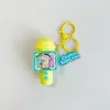 Llavero Original Micrófono de Grabación Mini Crayon Shin-Chan Juguete Sonoro Divertido para Aliviar el Estrés Colgante para Bolso Decoración