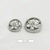 Novo Estilo Pequeno Estilo Fragrante Botão Diamante em Forma de Flor Vazada Suéter Suéter Jaqueta Tweed Botões Decorativos Atacado