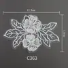 Vestido de Malla de Encaje Bordado Organza Estilo Francés Bai Xi con Adornos Florales, Vestido Transpirable con Decoración de Pedrería Bordada y Flores Tridimensionales