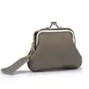 Monedero pequeño retro de cuero genuino para mujer, estilo nuevo europeo y americano, capa superior de piel de vaca, monedero, bolsa de almacenamiento, mini monedero con clip