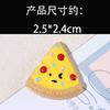 Pizza de imitación de comida y juego, accesorios para el cabello hechos a mano, titulares, agujeros, zapatos, crema, pegamento, funda de teléfono, llavero, accesorios de resina