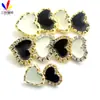 Botones Metálicos de Corazón de Moda Botones Pequeños Fragantes para Camisa Botones de Corazón de Melocotón para Cortavientos Botones de Corazón para Traje Decoración de Pedrería
