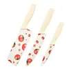Set de Tres Piezas de Cuchillos de Acero Inoxidable con Mango de Color Patrón Impreso Cuchillo Pequeño de Cocina Cuchillo de Chef Cuchillo para Frutas Set Combinado