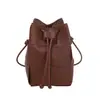 Versión coreana 2026 nuevo bolso pequeño de nicho para mujer, bolso de cubo tejido a mano moderno y de alta gama, bolso cruzado versátil