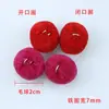 Hilo de Lana Fina Pompones Bolas de Cachemira Bucles Abiertos/Cerrados Materiales Hechos a Mano DIY Accesorios Colgantes Decorativos