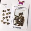 Joyería de Aleación para Arte de Uñas Japonés Accesorios de Aleación Mixtos Lazo Oso Irregular Hueco Joyería de Metal