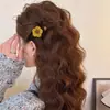 Pinza para el Cabello con Estampado de Leopardo Dulce y Fresca Estilo Coreano Pinza para Flequillo Lateral Pinza para el Cabello Exquisita de Gama Alta Venta al por Mayor