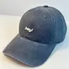Nueva tendencia de moda primavera para hombres y mujeres gorra de béisbol con bordado tridimensional de todas las combinaciones color sólido para cabeza grande cara pequeña gorra
