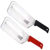 Faca de Legumes de Lâmina Dupla com Cabo Vermelho Faca para Fatiar Descascador de Repolho Gadget de Cozinha Yiwu