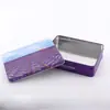 Fabricantes de latas de ferro fornecem caixa quadrada de folha de flandres para doces caixa de presente caixa de biscoitos pode ser personalizada atacado