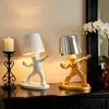 Adorno de Lámpara con Forma de Máscara de Lujo Ligero, Lámpara de Mesa con Iluminación Ajustable de Tres Colores, Lámpara Decorativa Artística para Ambiente de Dormitorio junto a la Cama