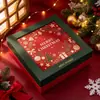 En Stock Al Por Mayor Caja de Regalo Luminosa Caja de Empaque Personalización Caja de Regalo de Año Nuevo Hecha a Medida Caja con Tapa Cielo y Tierra Caja Vacía de Navidad de Gama Alta