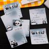 Anotações Post-it de Panda Fofo Alto Valor Yan Ensino Fundamental Ensino Primário Anotações Quadradas Papelaria de Aprendizagem Anotações